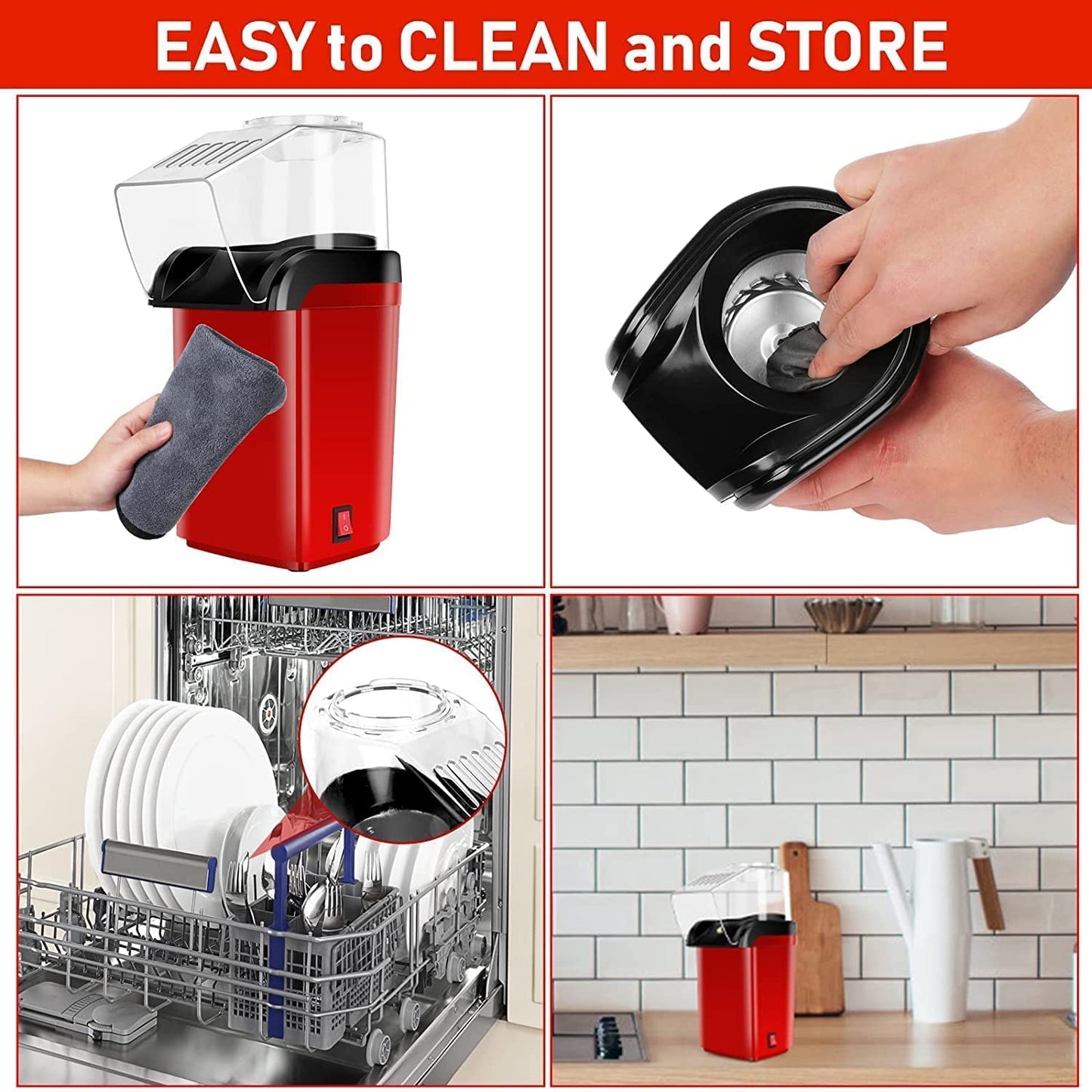 Electric Popcorn Maker Machine