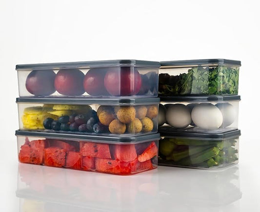 Air Tight Plastic Storage Containers Set for Kitchen