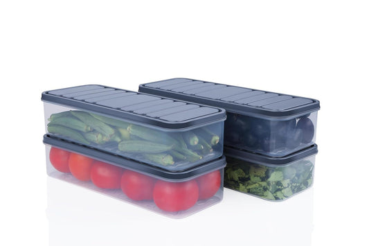 Air Tight Plastic Storage Containers Set for Kitchen