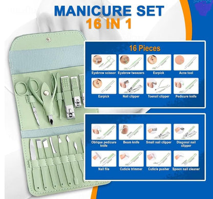 Manicure Set Nail Clippers Tools
