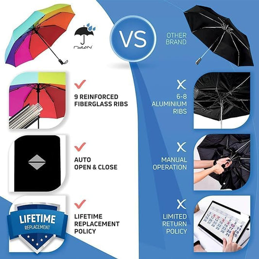 Rainbow Auto Umbrella