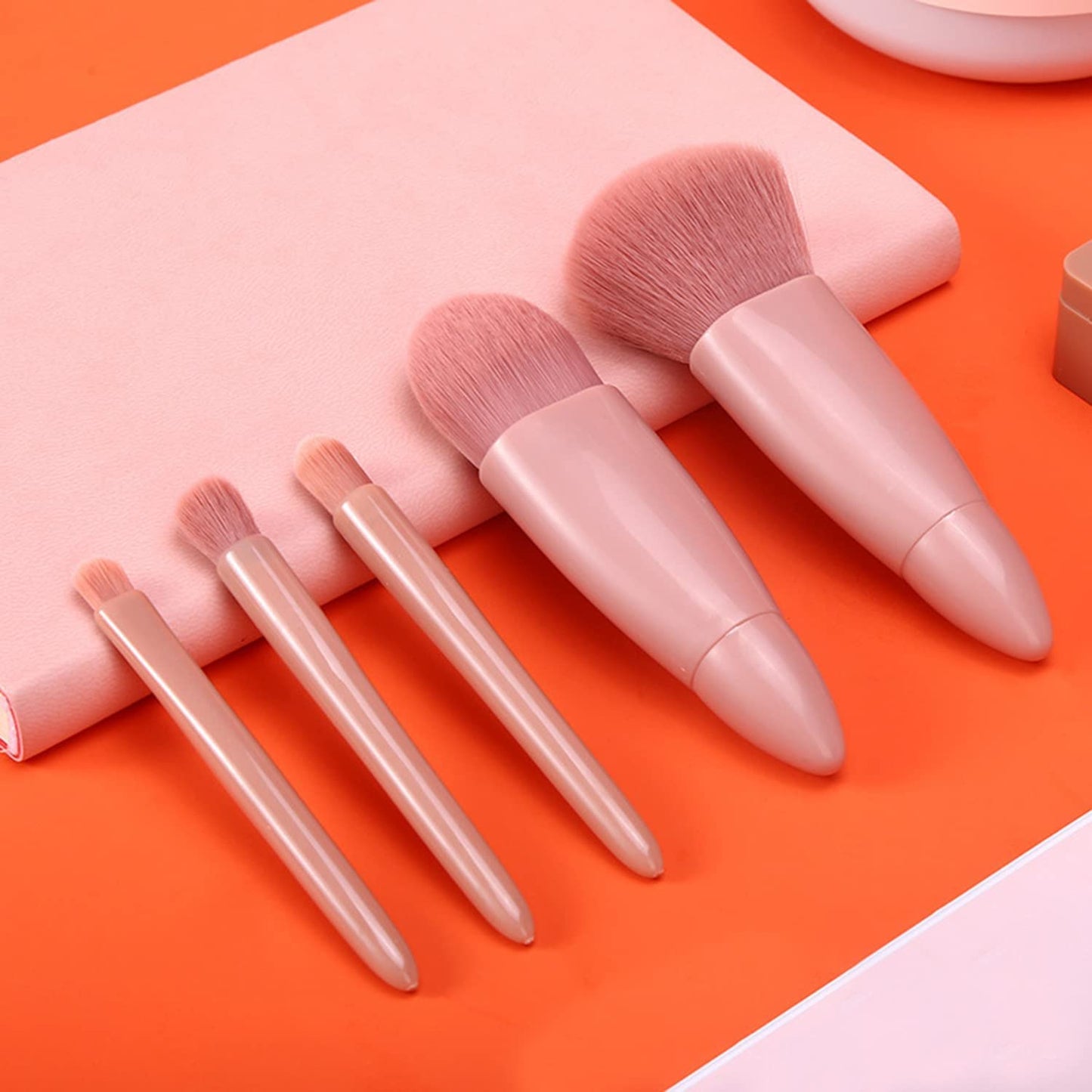 Mini Travel 5 Piece Cosmetic Makeup Brush Set